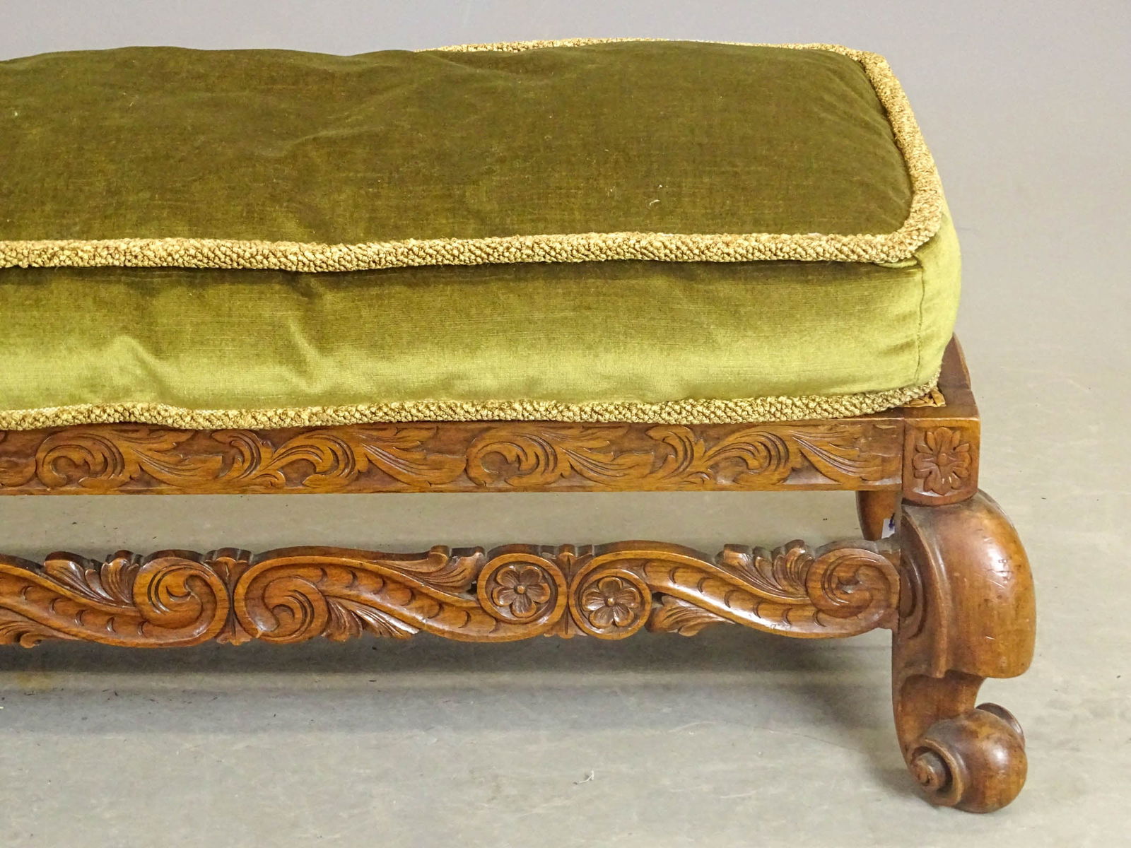 Elijah Slocum Carved Stool - 4