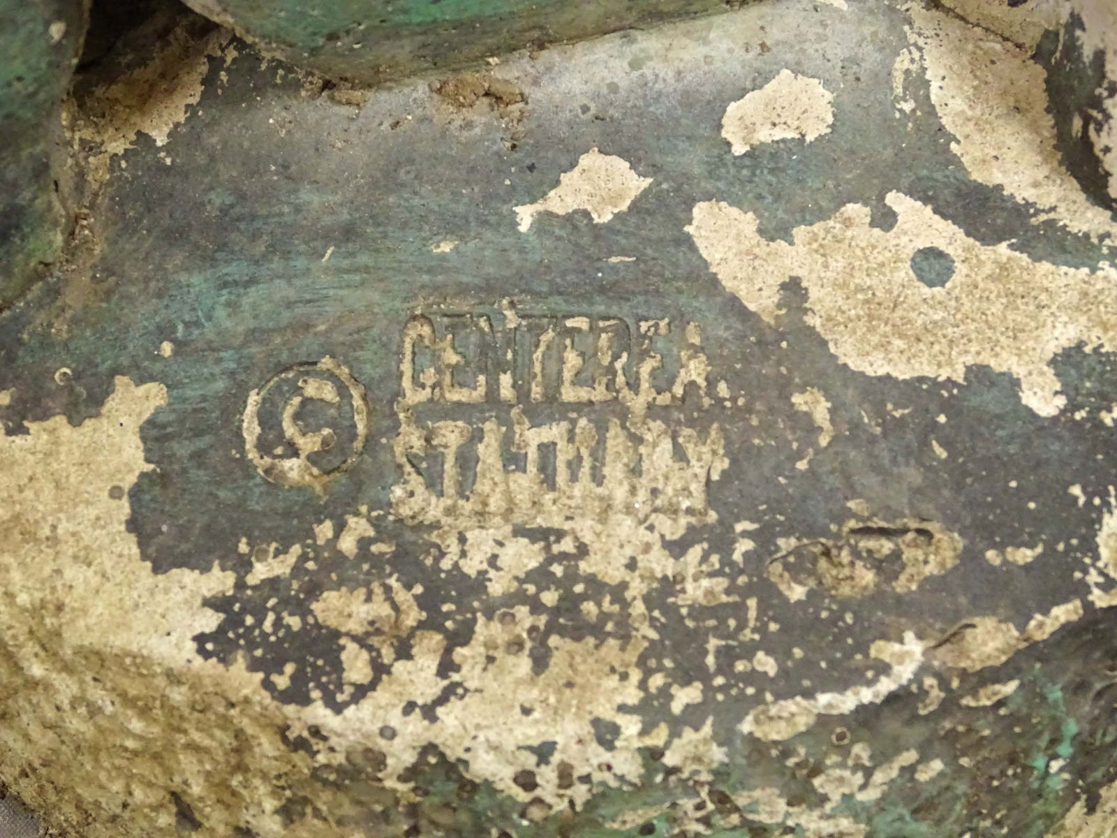 Poured Stone Garden Figure - 4