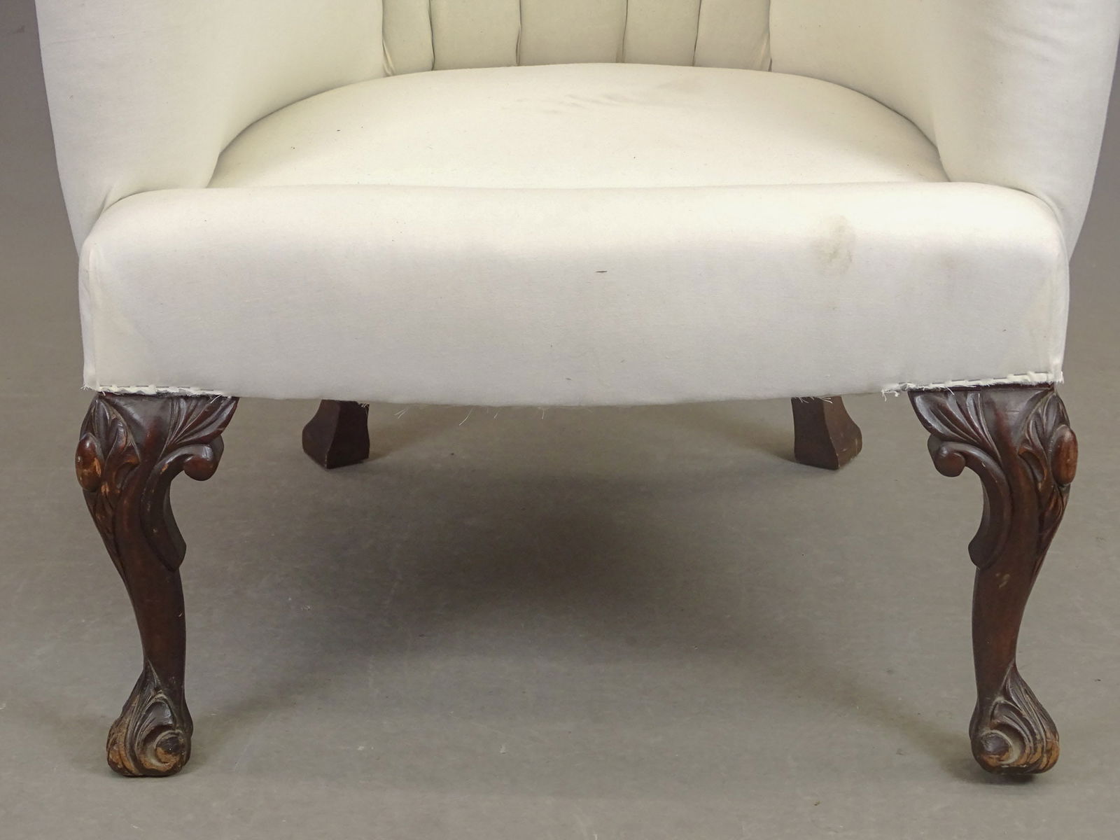 Early Camelback Wing Chair - 3