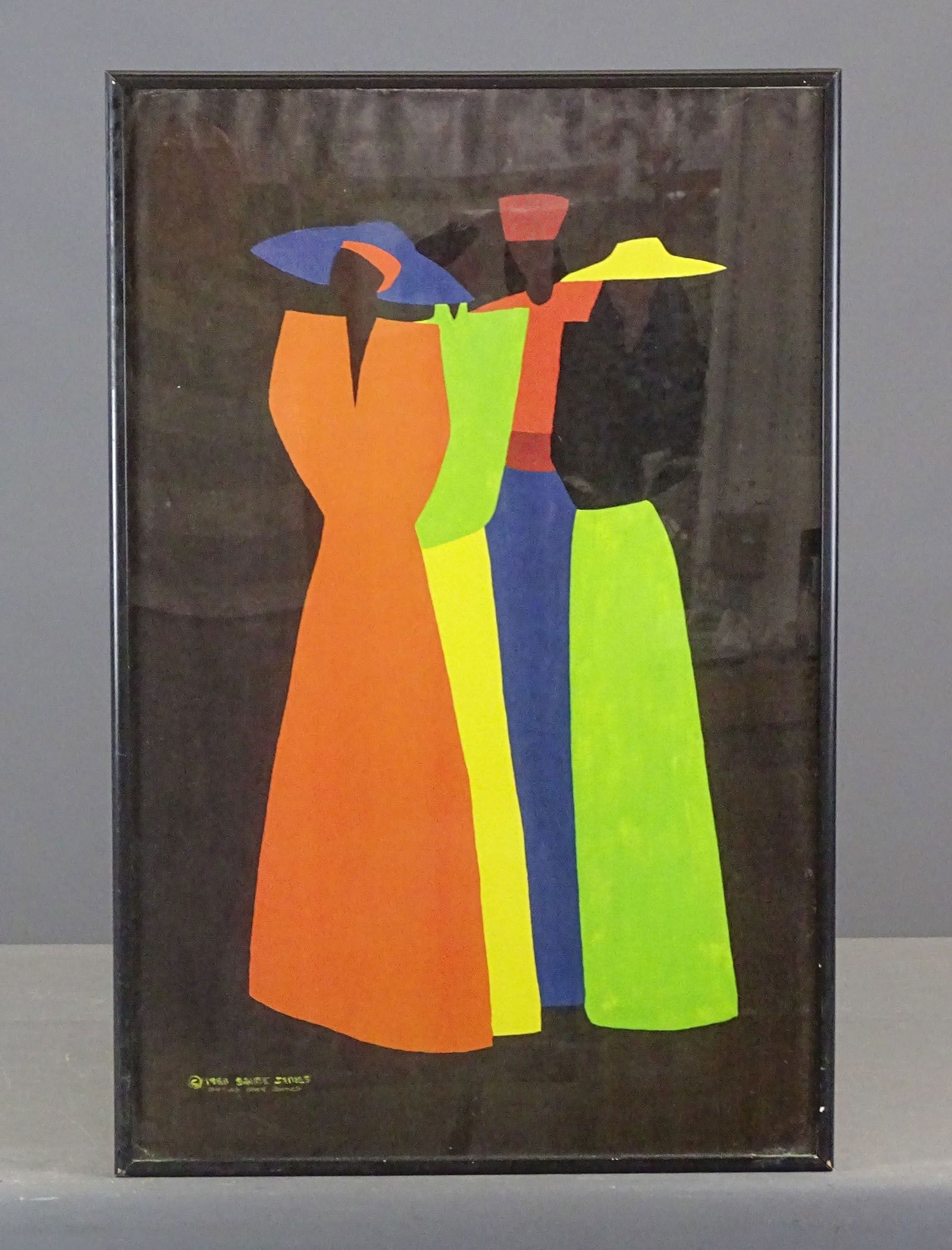 Lithograph Signed "…St. James": Lithograph signed "….St. James". Overall 35" x 22 1/2".