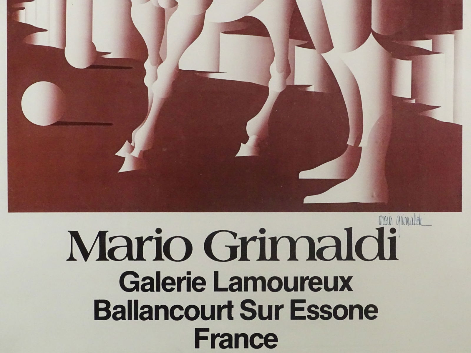 Max Grimaldi Signed Poster - 2