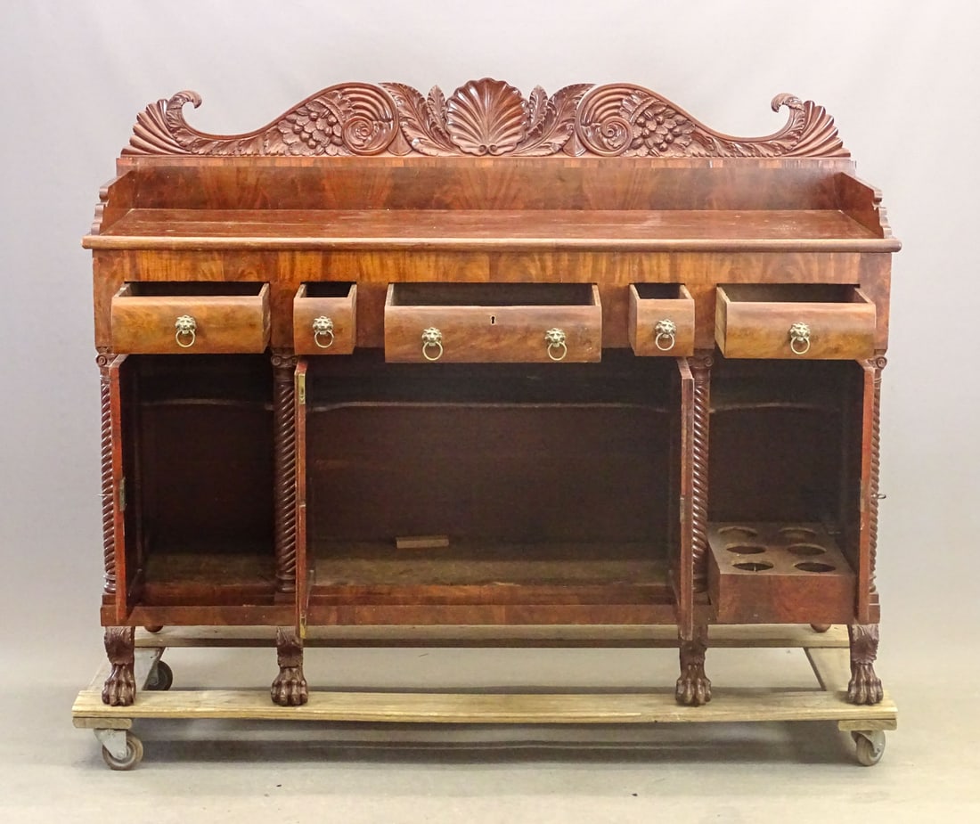 19th c. Empire Sideboard - 3
