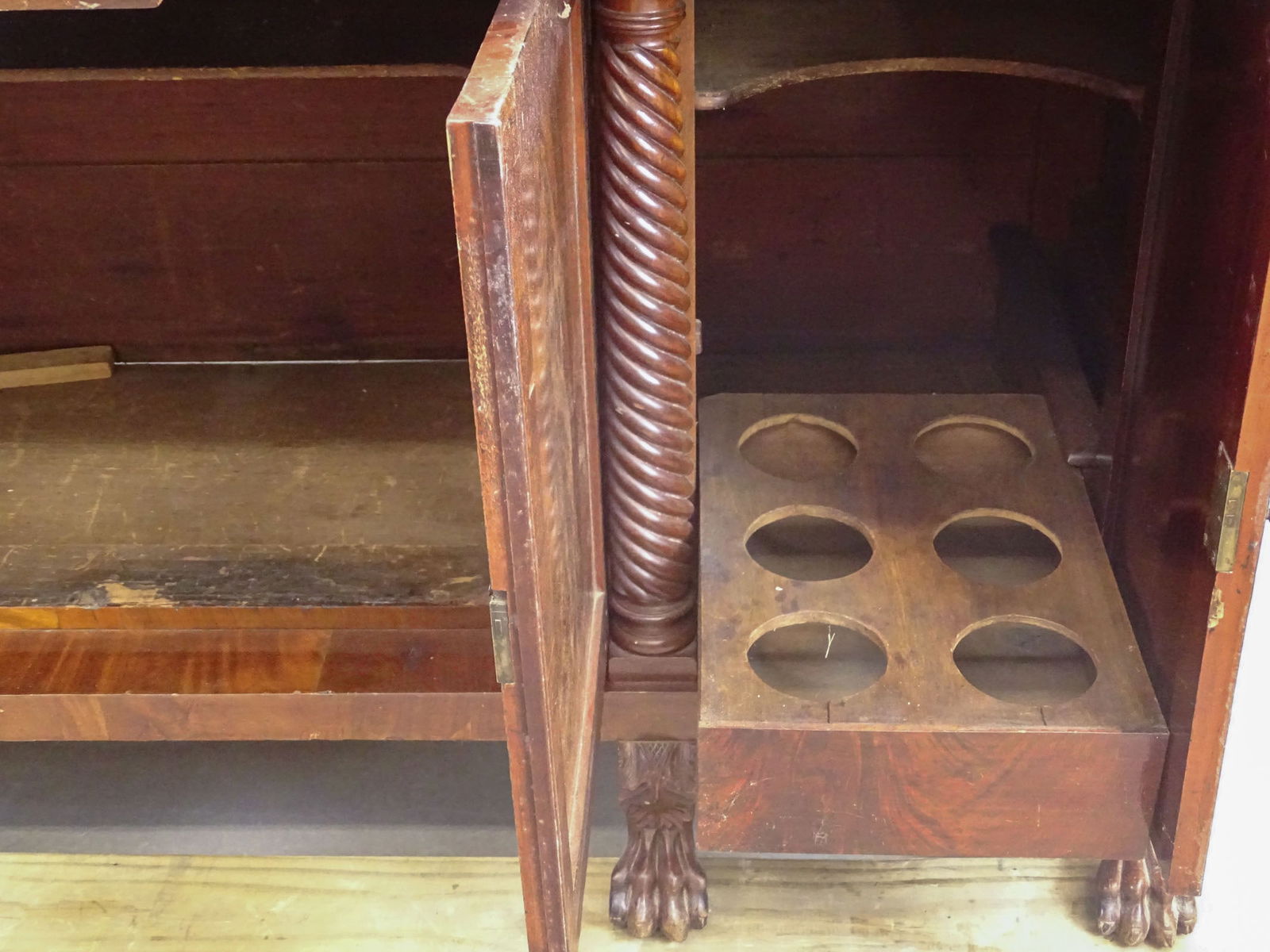 19th c. Empire Sideboard - 4