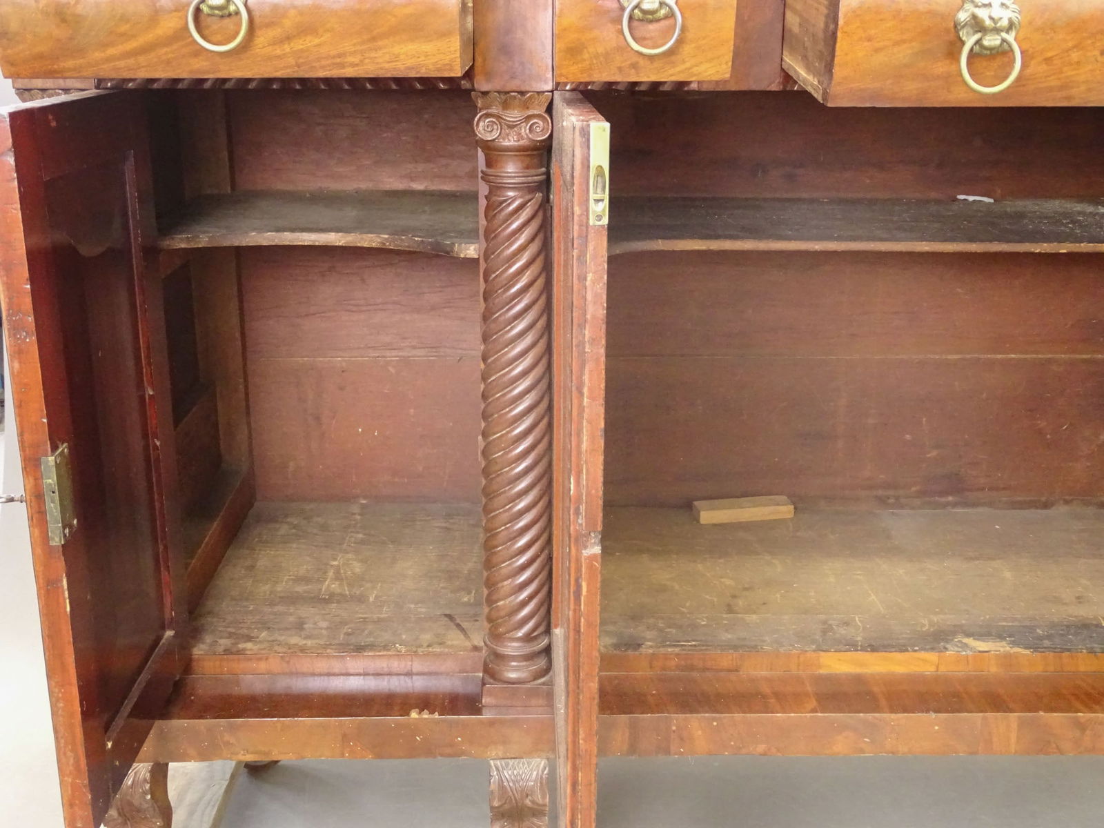 19th c. Empire Sideboard - 5