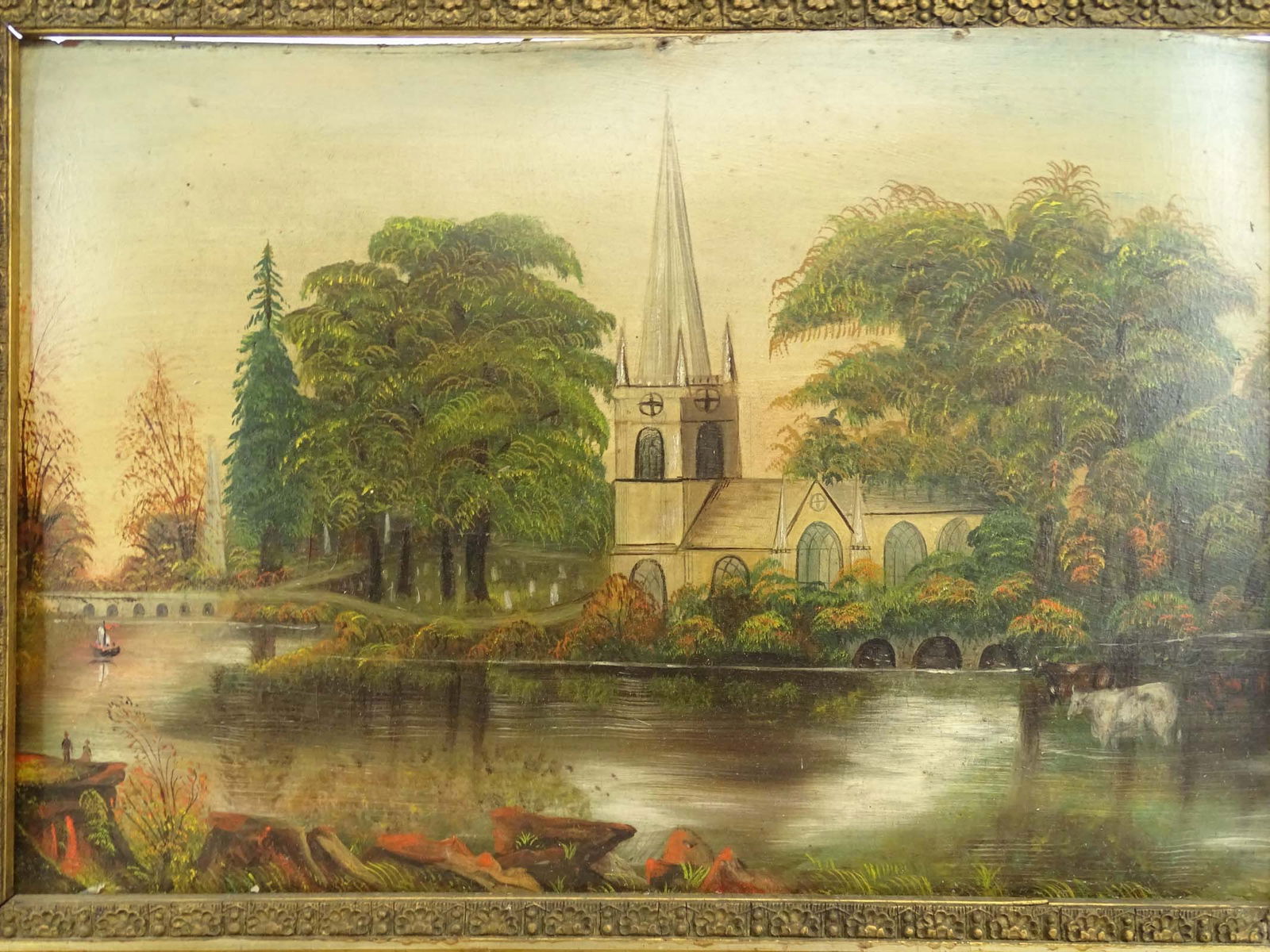 Painting: 19th c. Landscape - 2