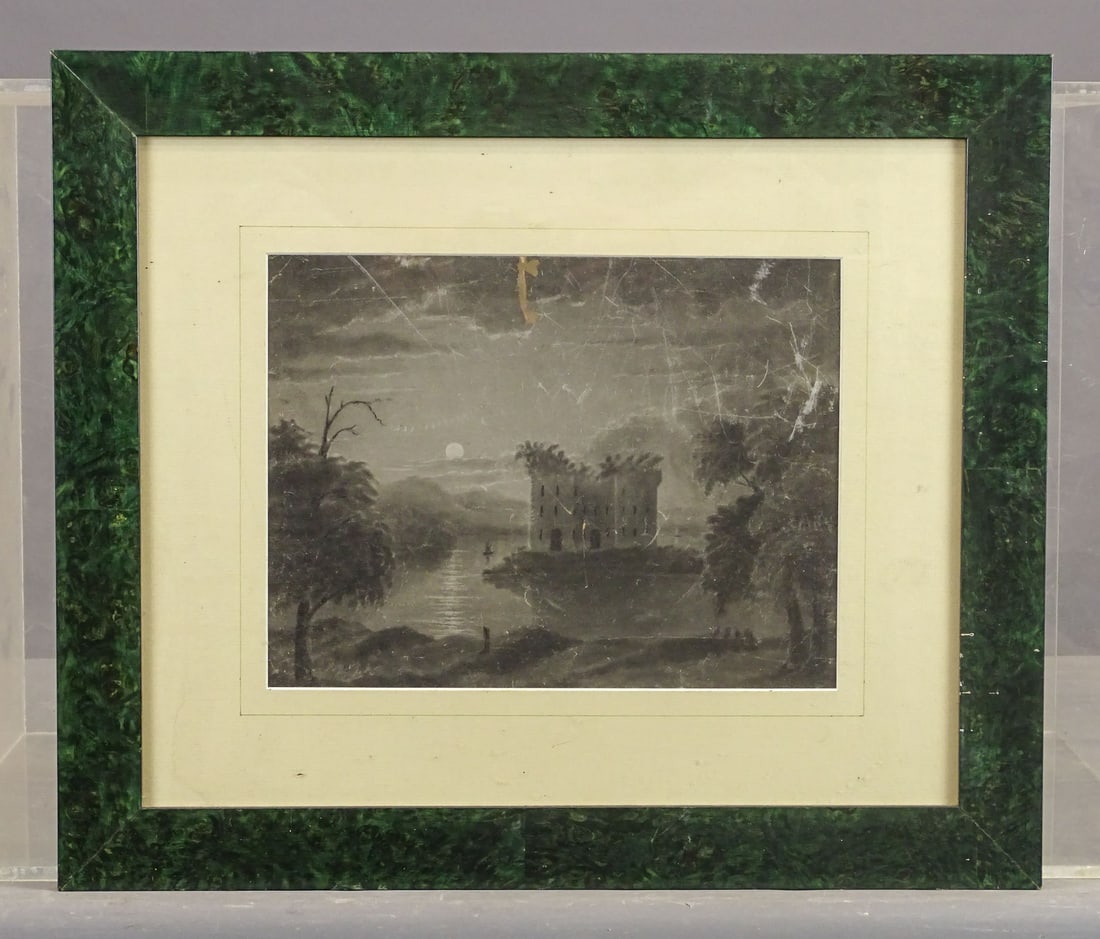 19th c. Sandpaper Drawings - 2