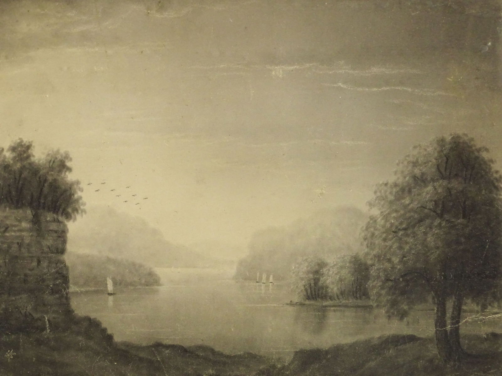 19th c. Sandpaper Drawings - 8