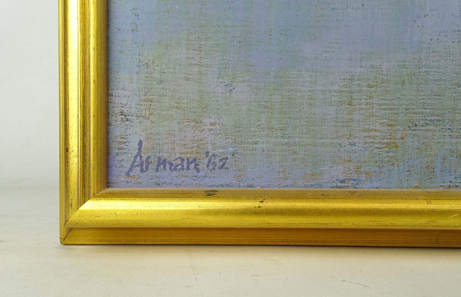 Painting Signed "Arman" - 4