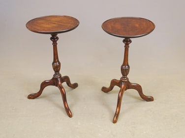 Pair Mahogany Side Tables