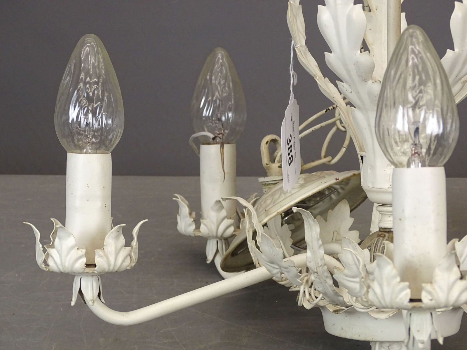 Wrought Iron Chandelier - 3