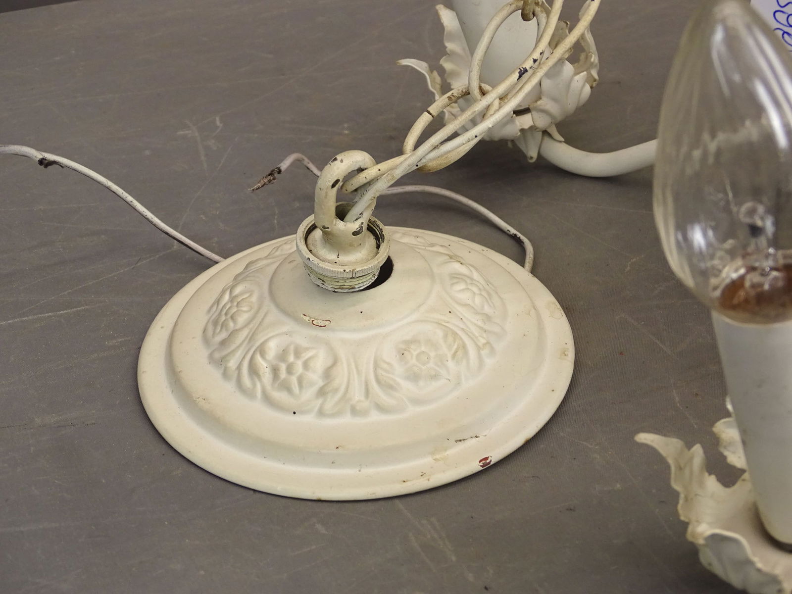 Wrought Iron Chandelier - 4