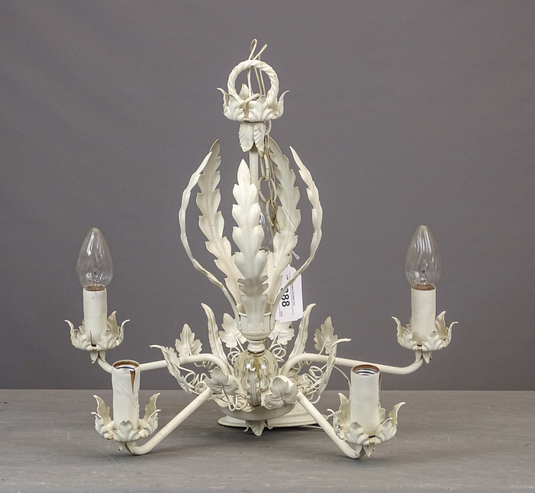 Wrought Iron Chandelier - 5