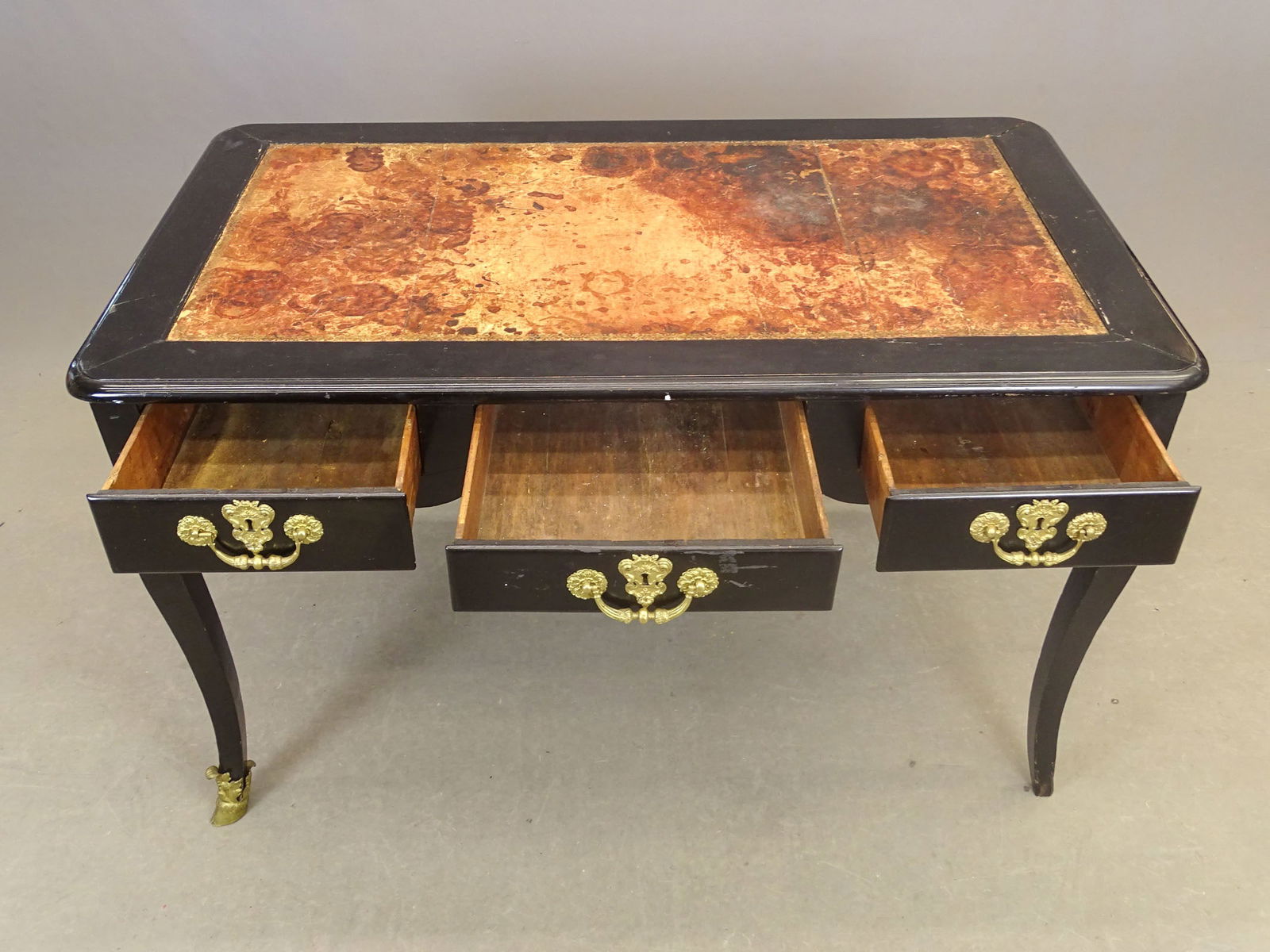 French Ebonized Desk - 7