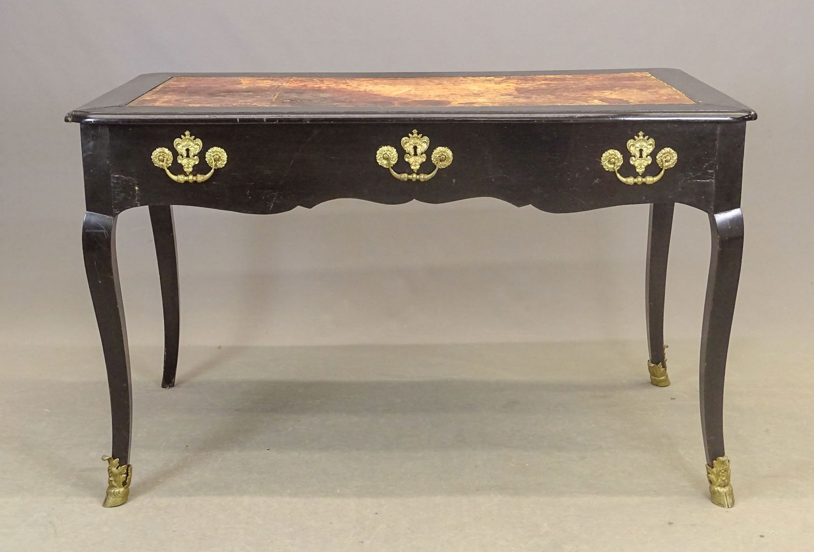 French Ebonized Desk - 9