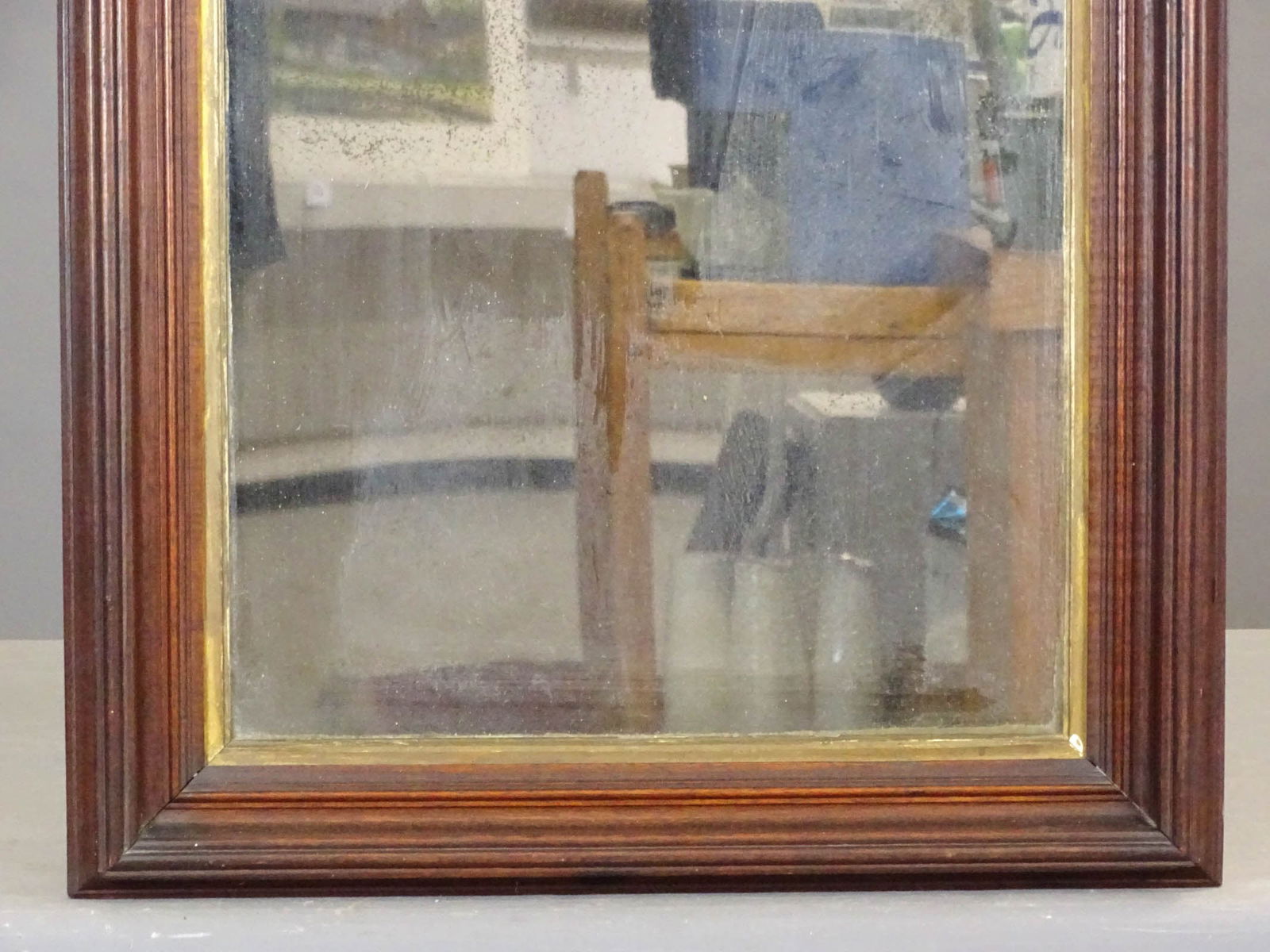 Victorian Walnut Mirror - 2