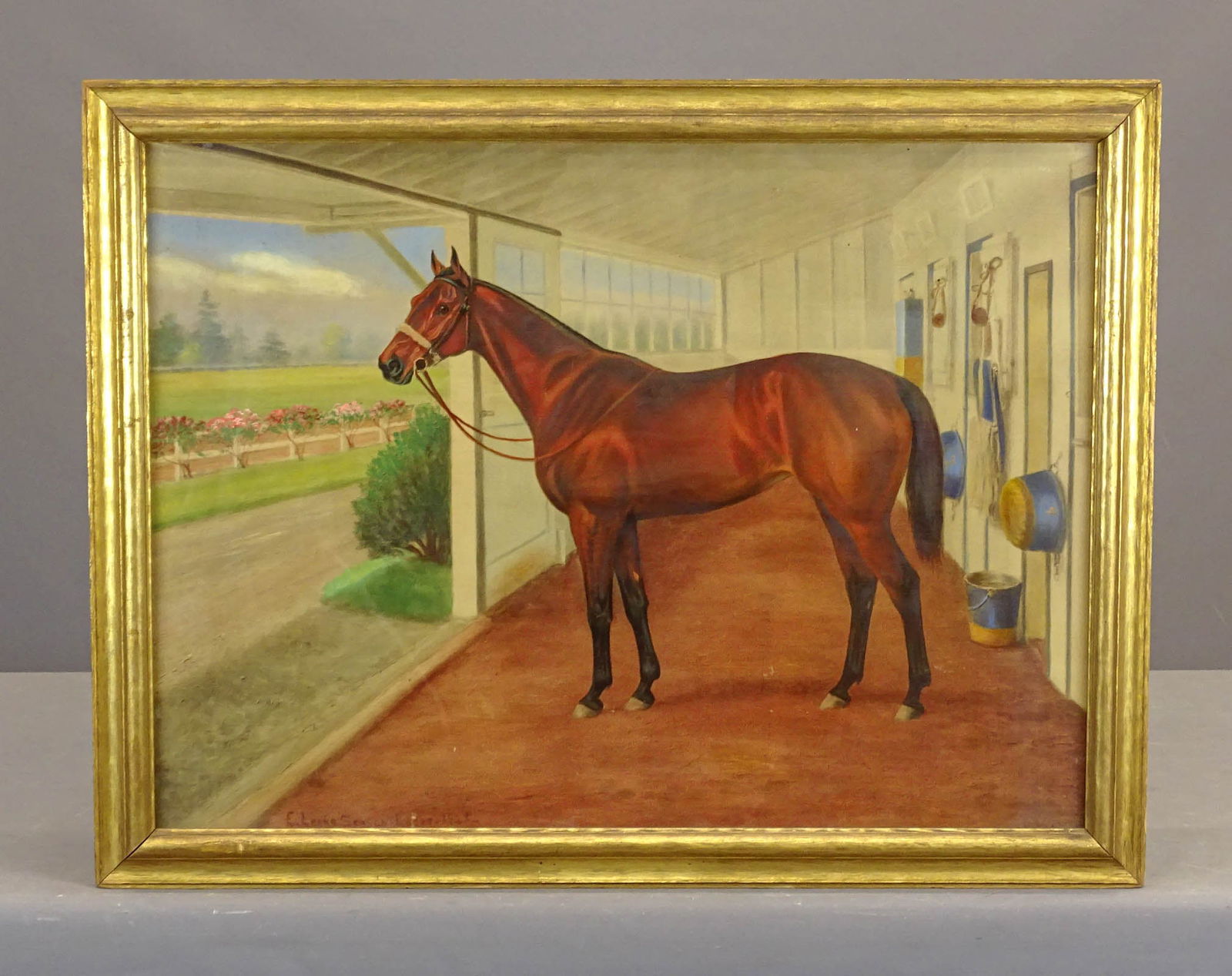 Effie Leone Seavey Lucas (1872-1932): Effie Leone Seavey Lucas (1872-1932), Chromolithograph, 26" x 34".