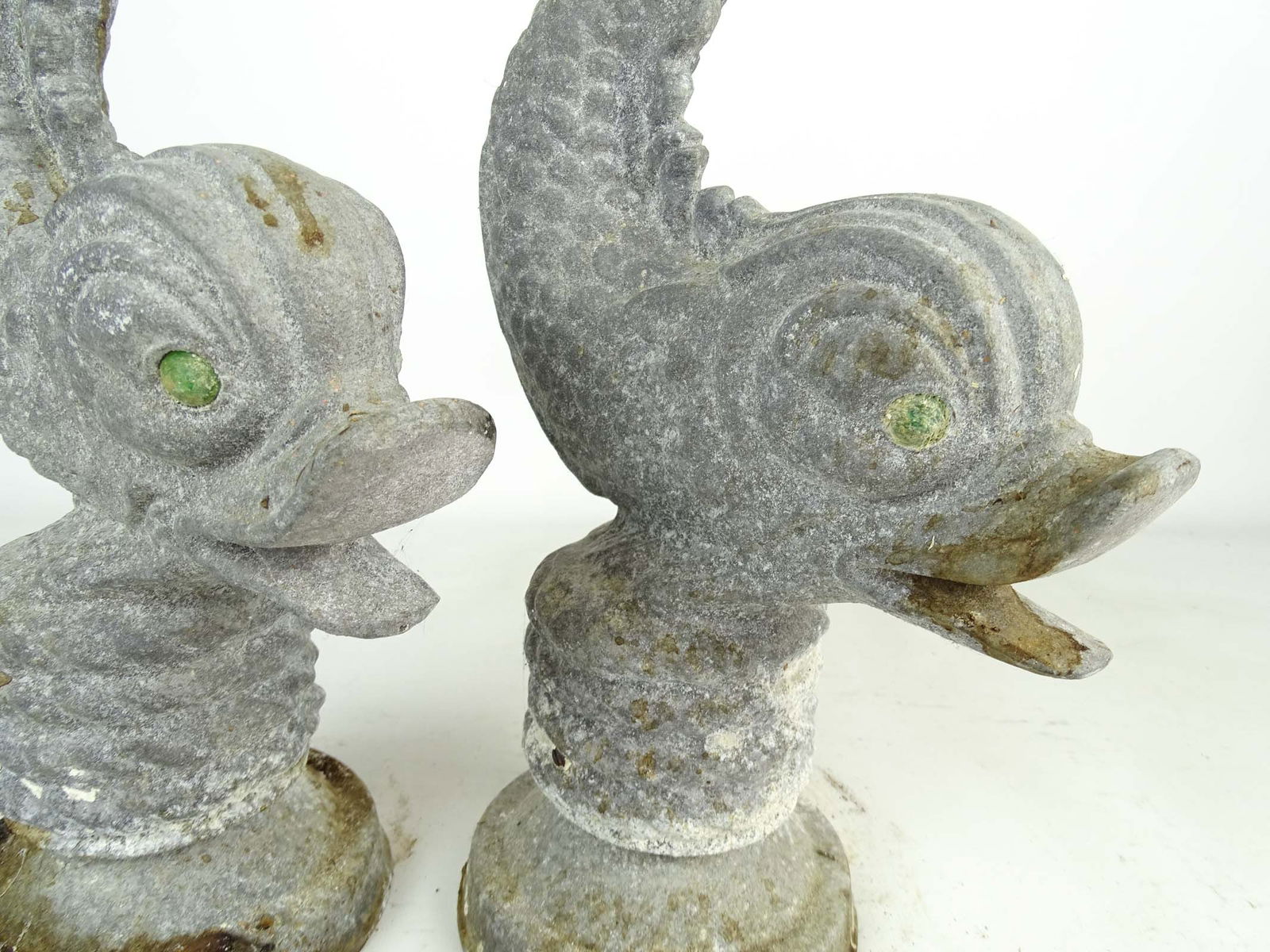 Pair Metal Dolphin Elements - 3