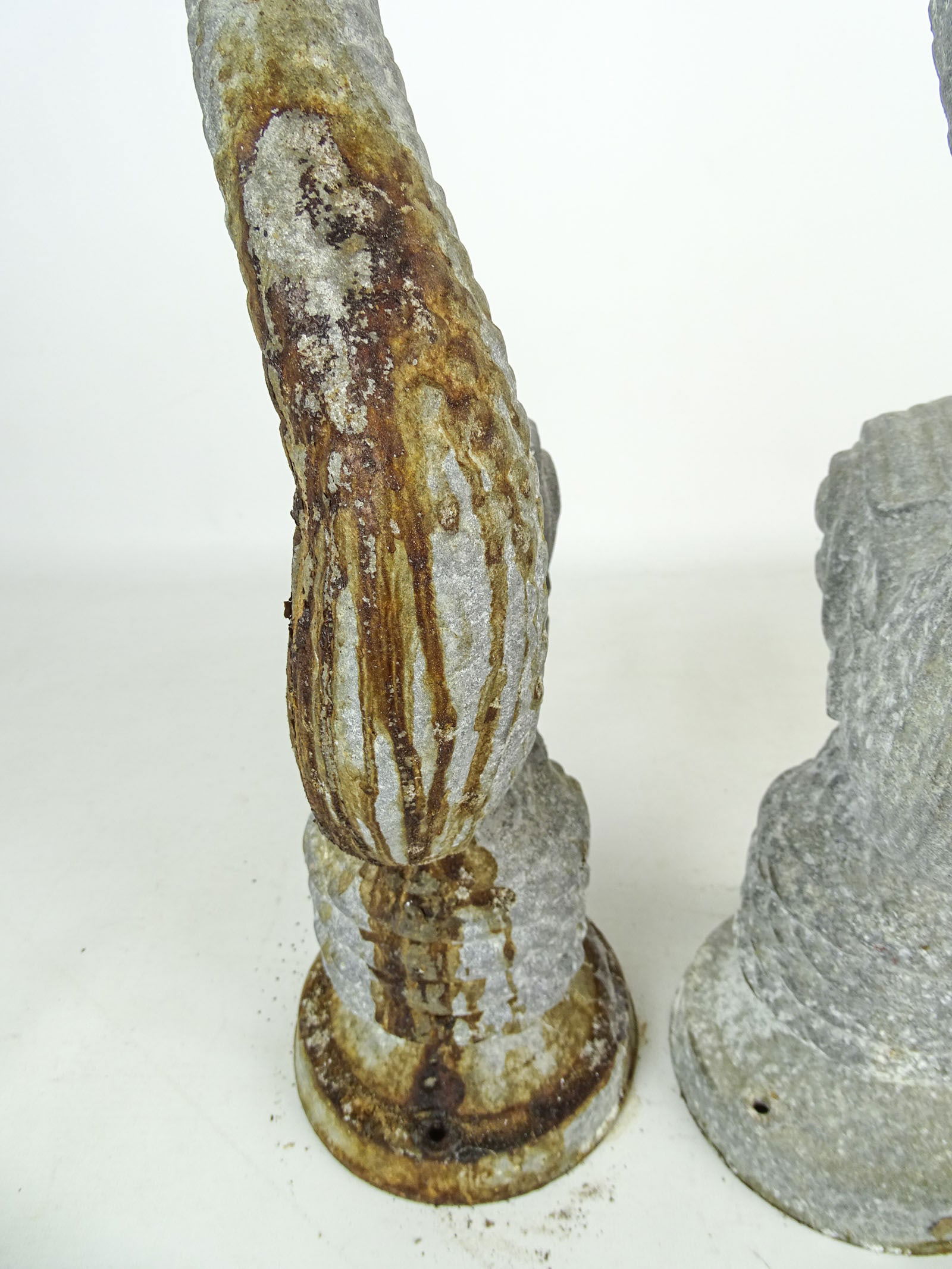 Pair Metal Dolphin Elements - 5