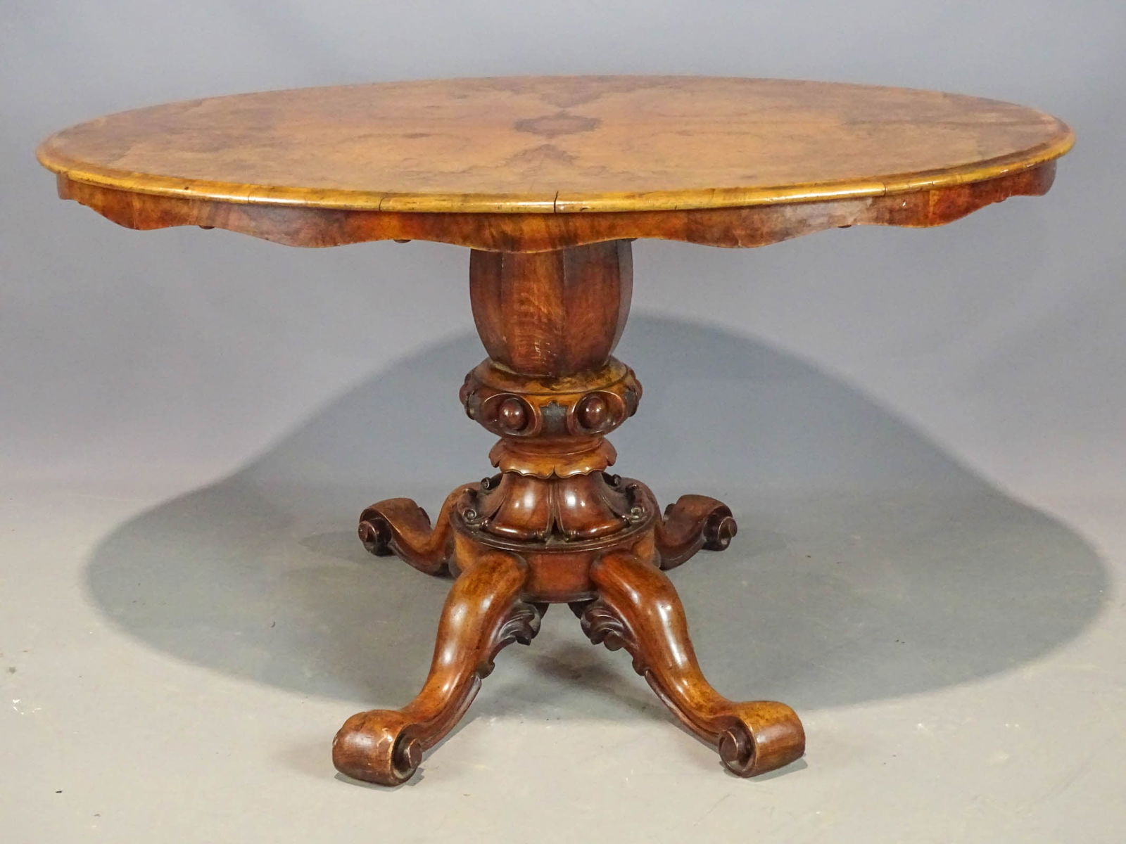 Burl Top Table - 2