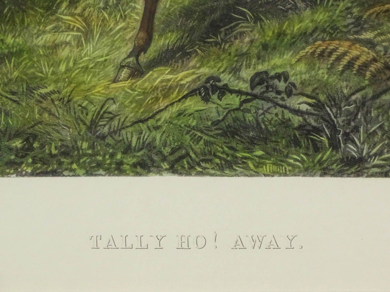 19th c. Fox Hunting Print - 5