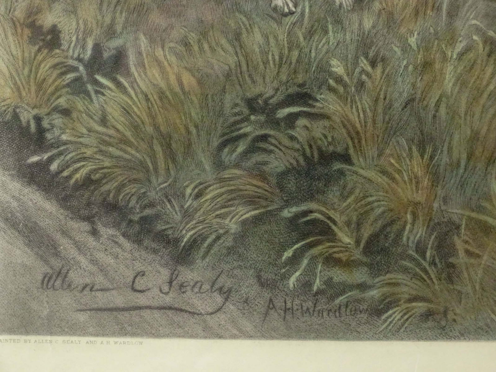 19th c. Fox Hunting Print - 4