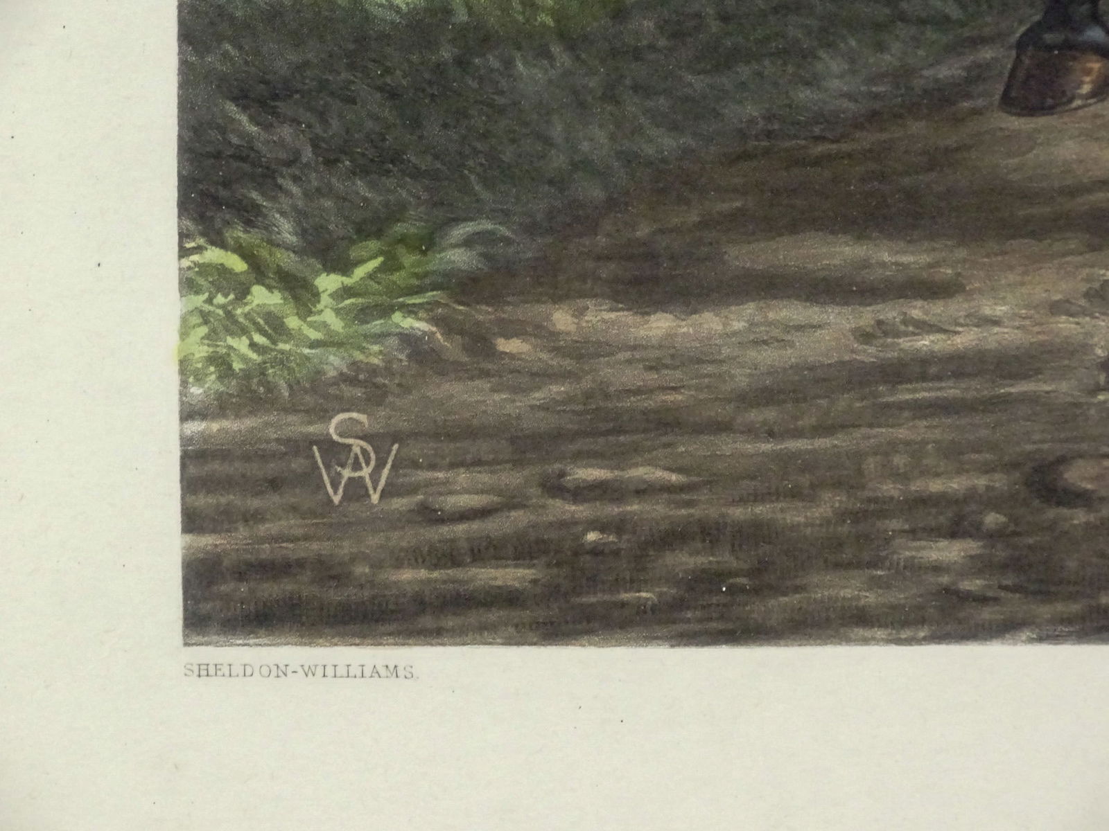 19th c. Fox Hunting Print - 4