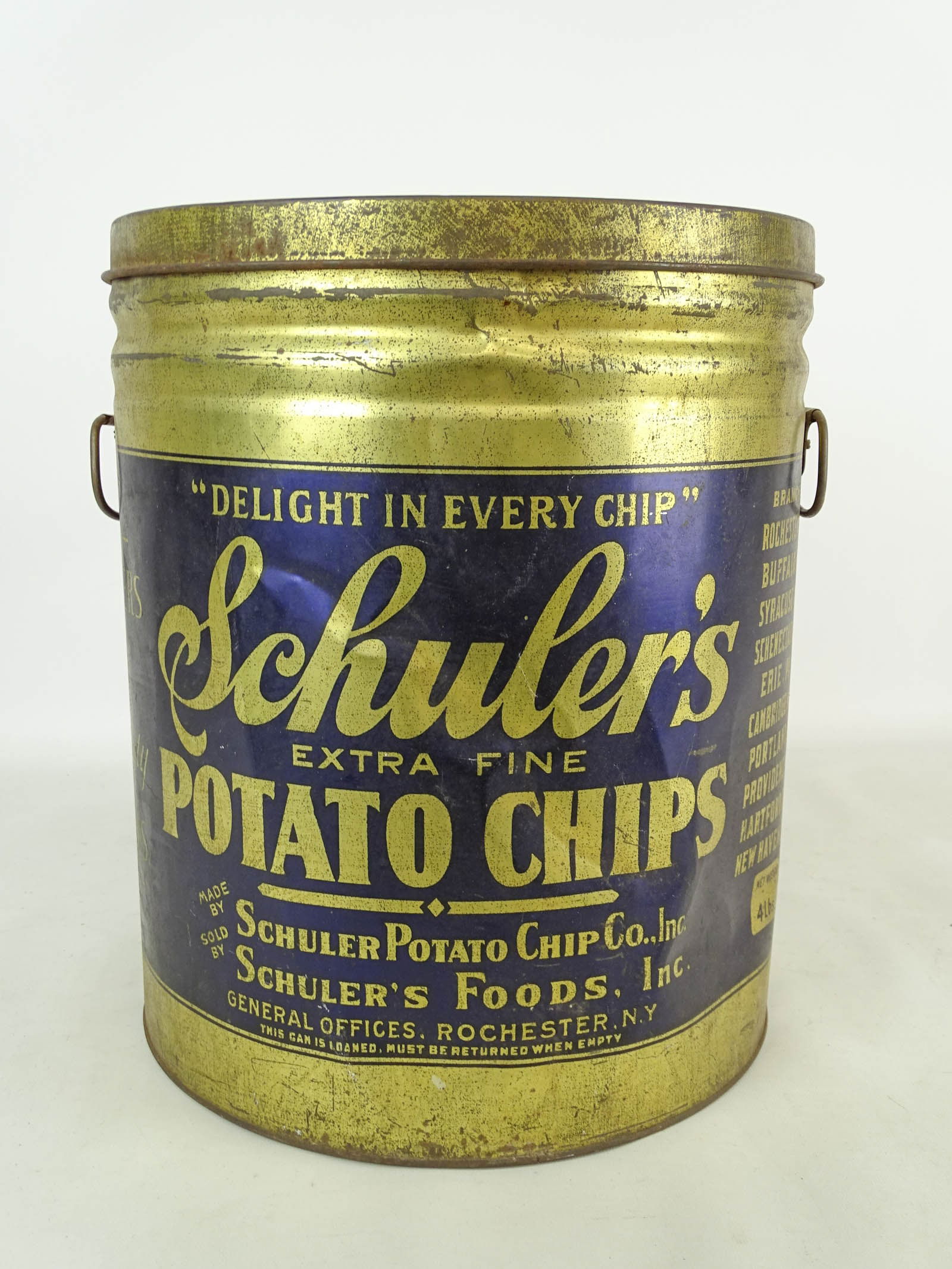 Tin and Crate Lot - 6