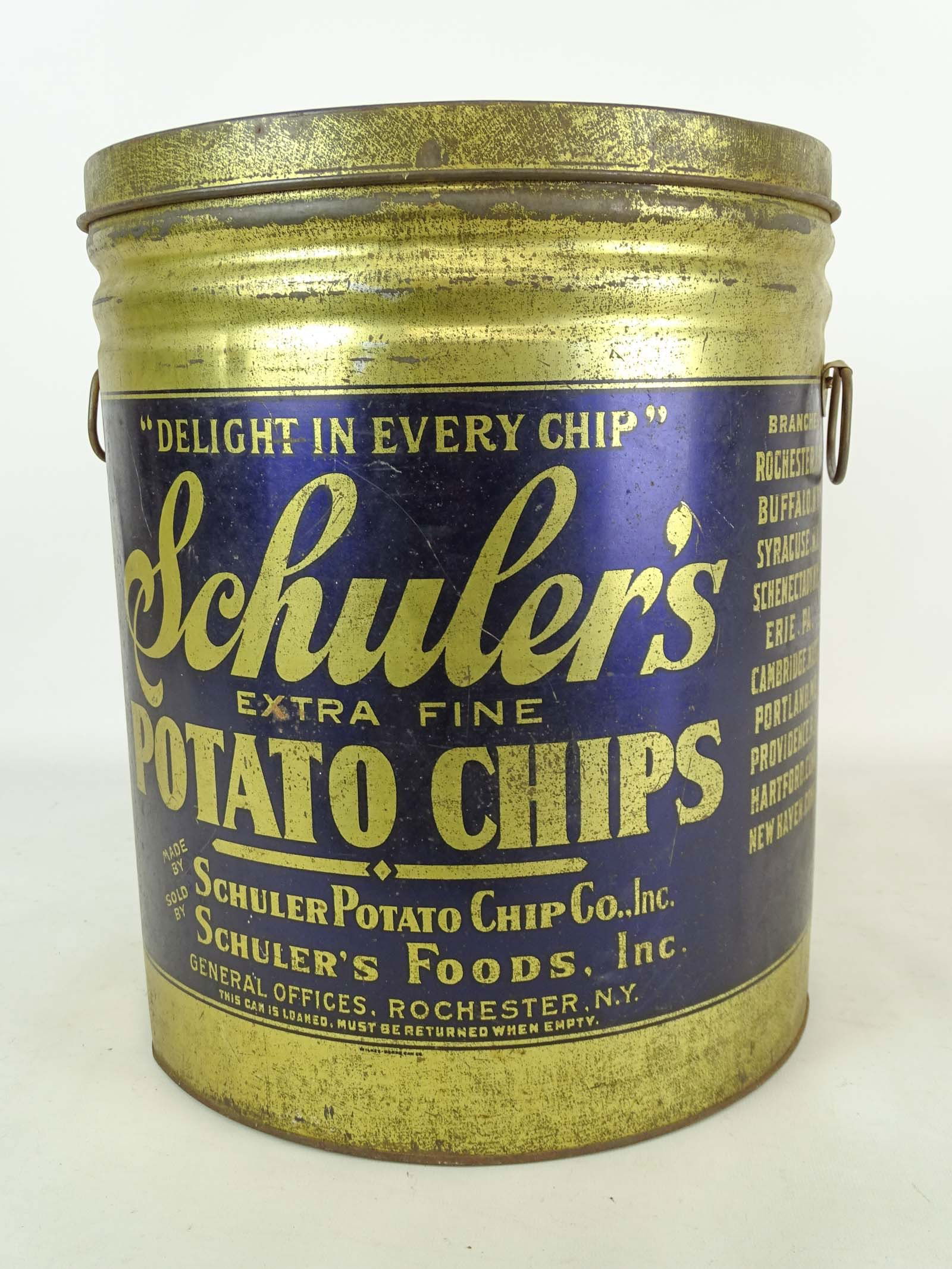 Tin and Crate Lot - 8