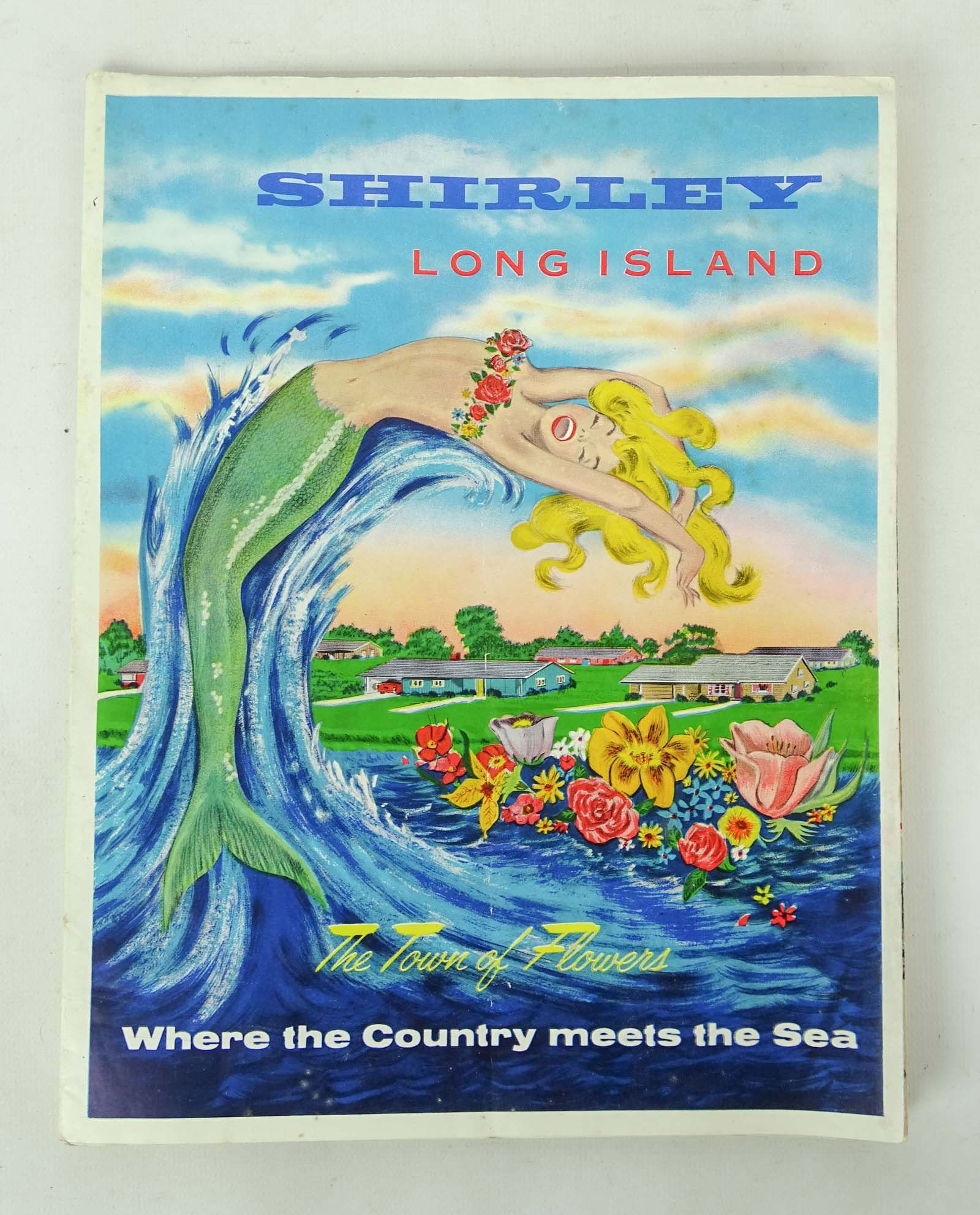 Shirley L.I. Lot: Shirley Long Island lot including fold-up brochure (11" x 9" folded), and map (9" x 5" folded).