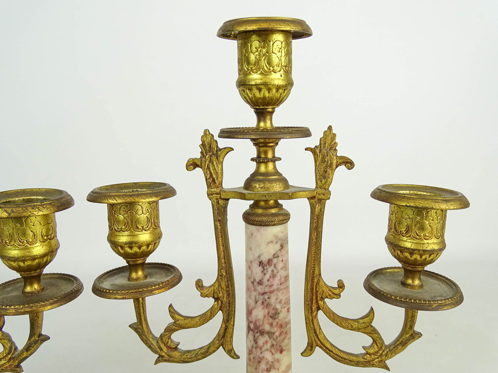 Pair 19th c. French Candlesticks - 5