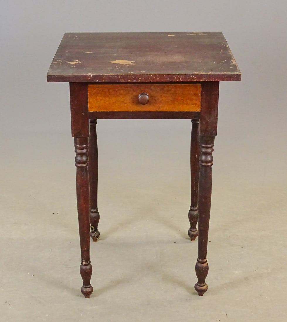 19th c. Single Drawer Stand - 2
