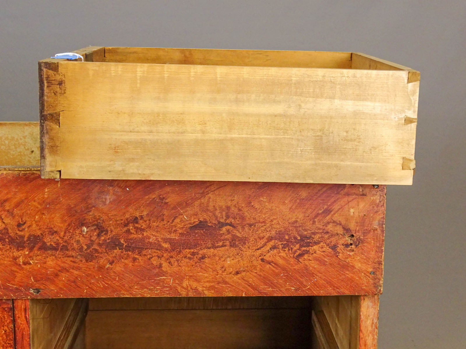 19th c. Two Drawer Drysink - 5