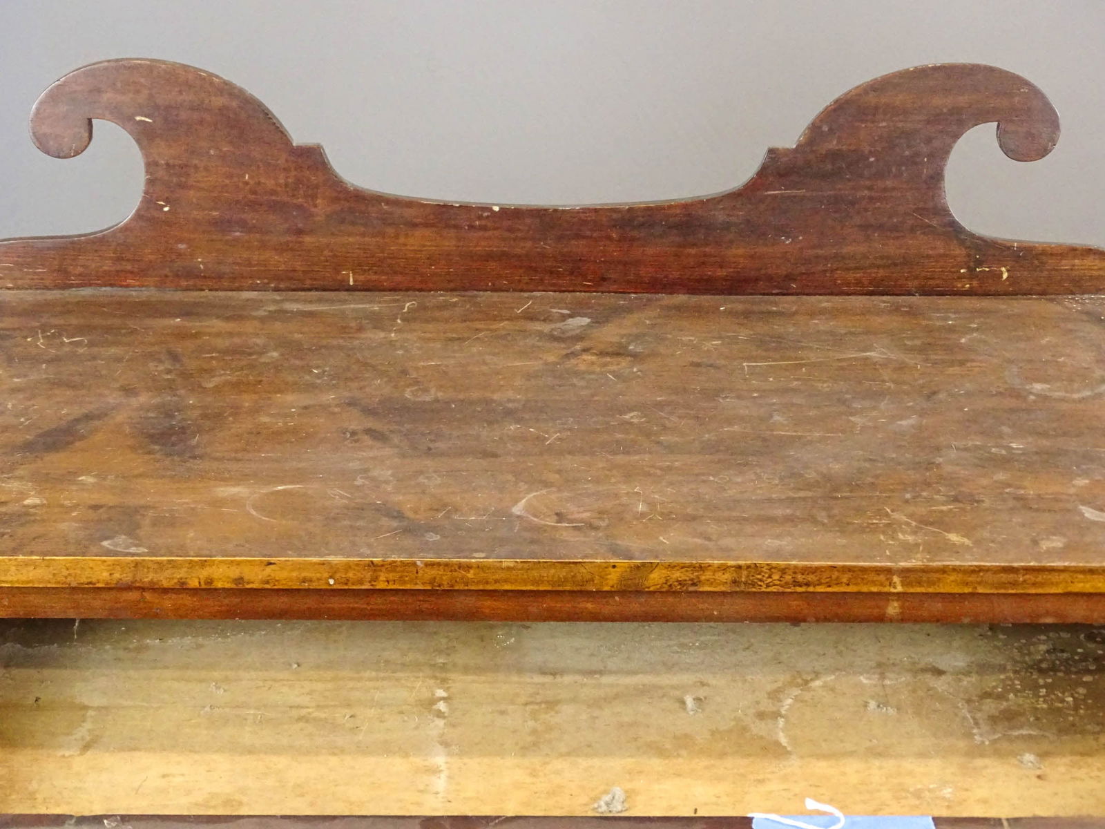 19th c. Two Drawer Work Table - 4