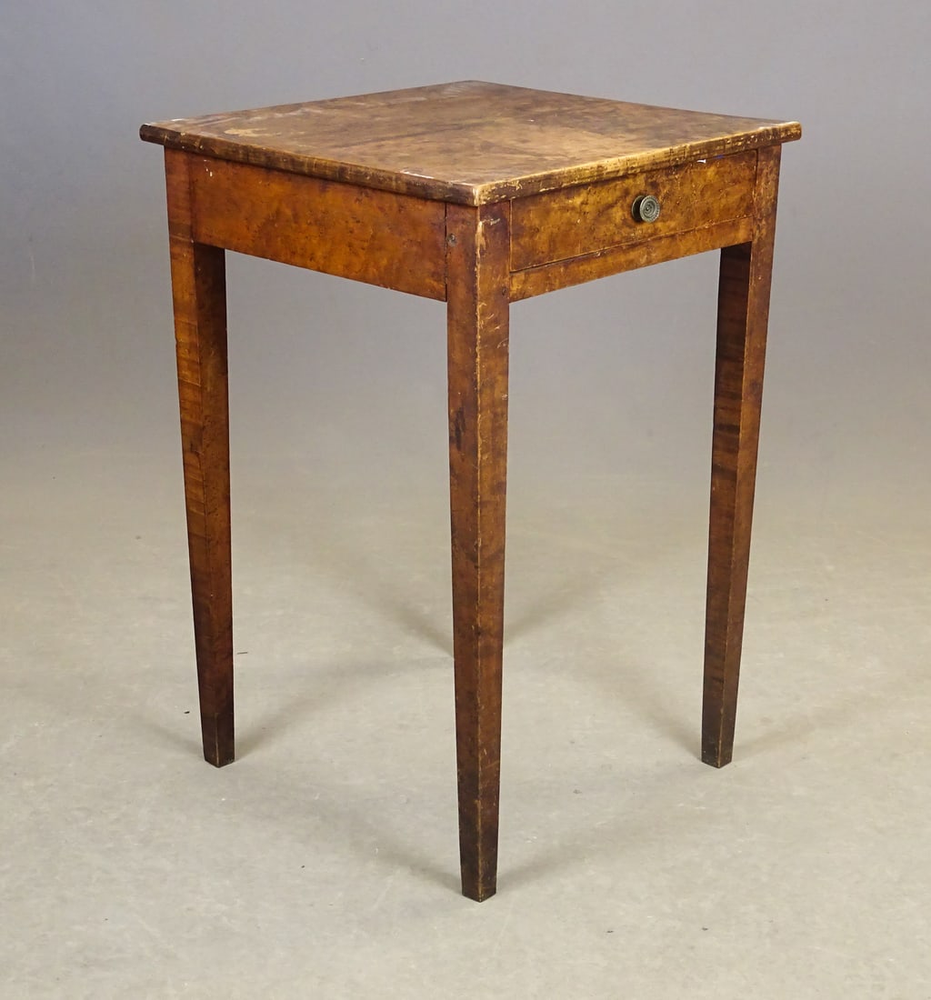 19th c. Hepplewhite Single Drawer Stand - 7
