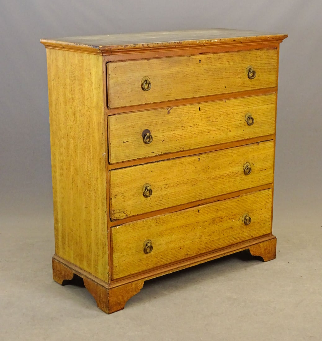 19th c. Four Drawer Chest (1 of 10)