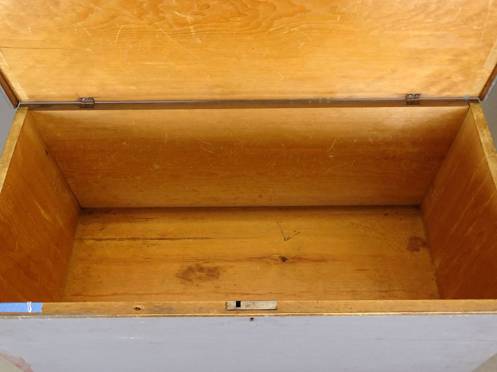 19th c. Two Drawer Blanket Chest - 6