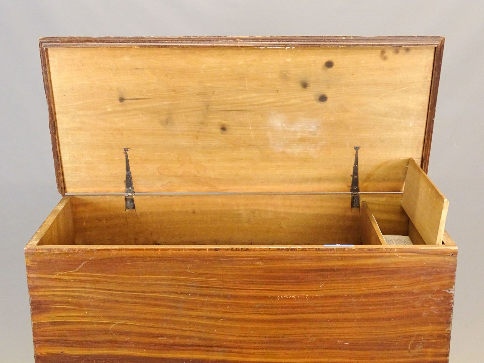 19th c. Two Drawer Blanket Chest - 5