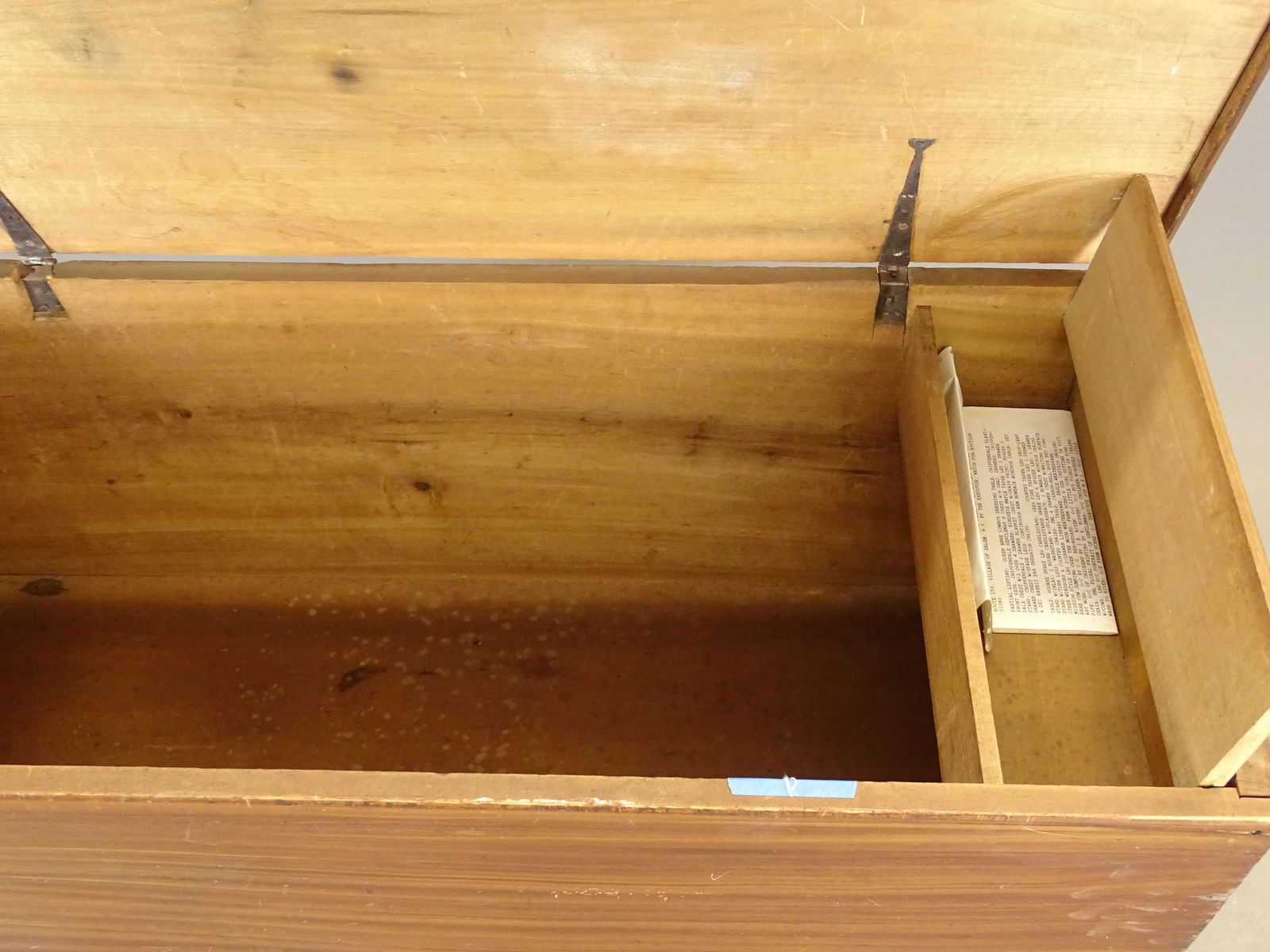 19th c. Two Drawer Blanket Chest - 6