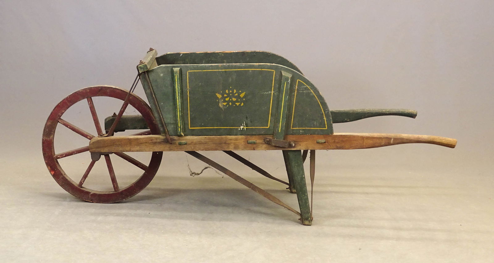 Early Painted Wheelbarrow - 2