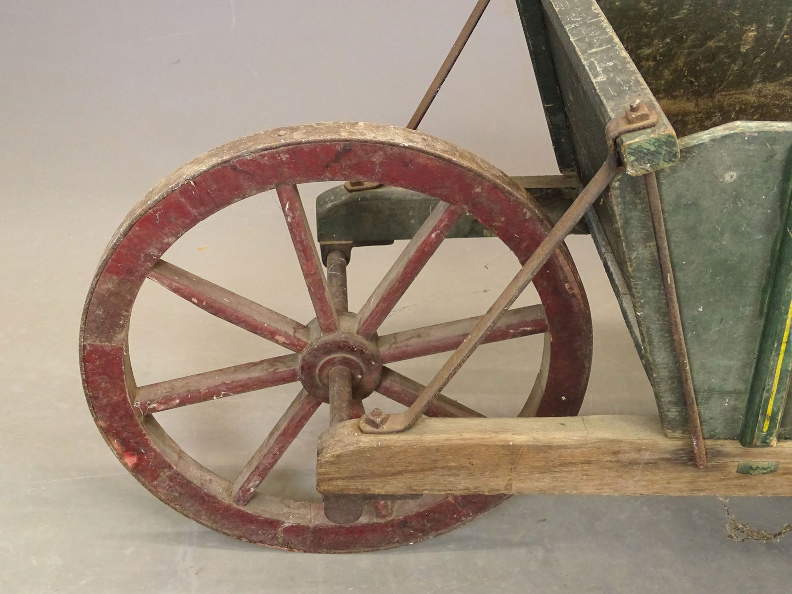 Early Painted Wheelbarrow - 3