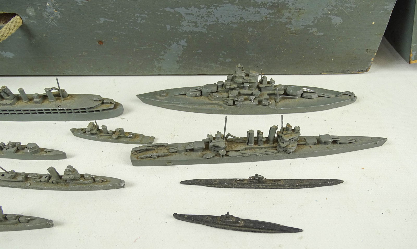 WWII US Miniature Ship Models - 9