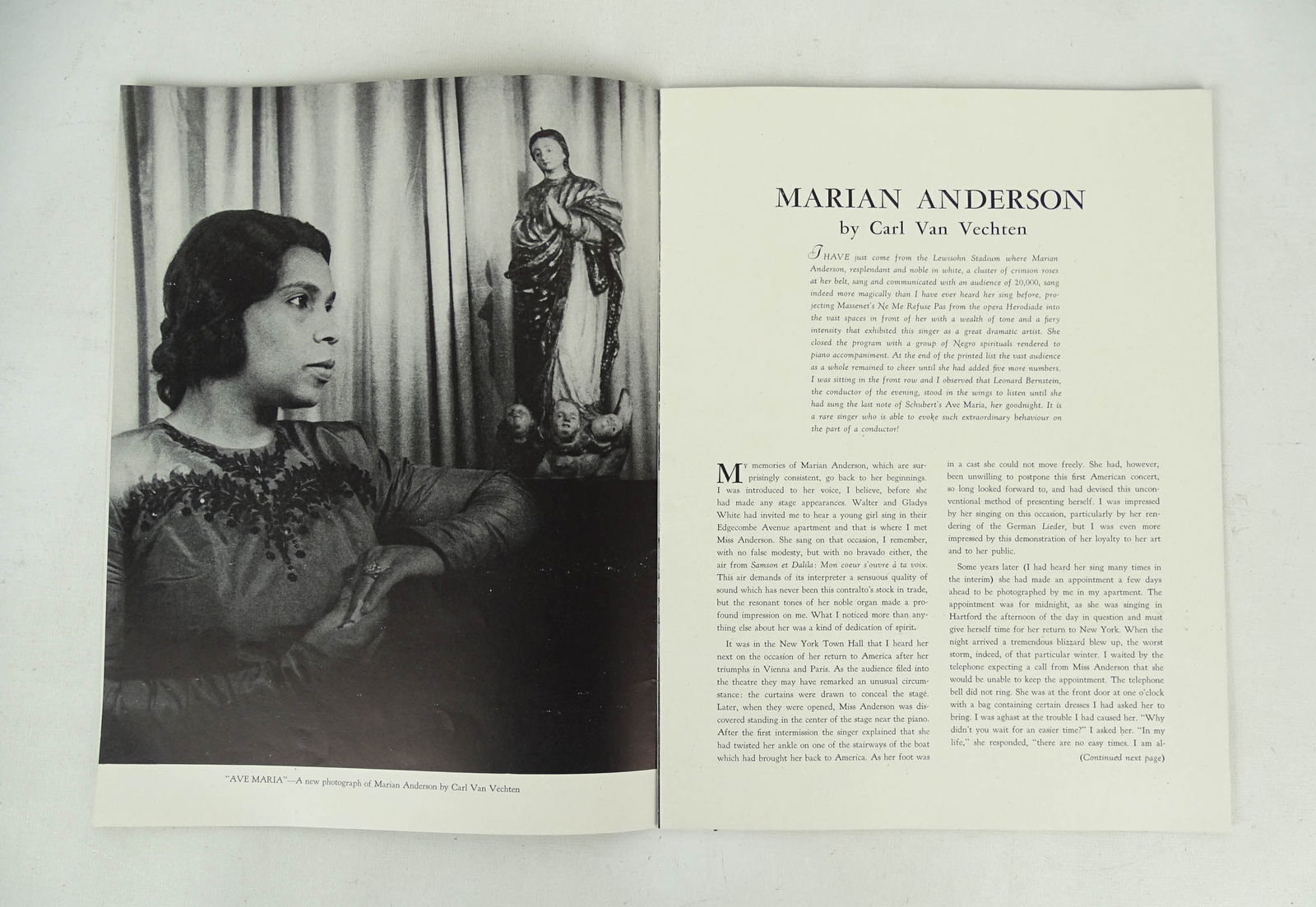Marian Anderson Scrapbook - 3