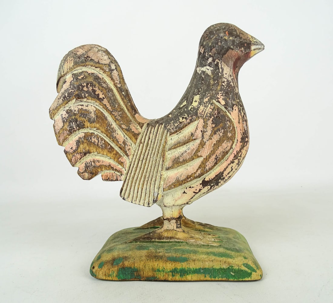Folk Art Rooster - 4