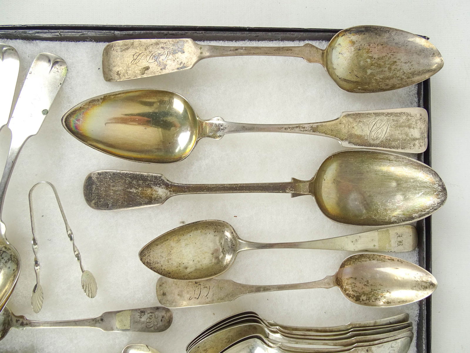 19th c. Coin silver Collection - 2