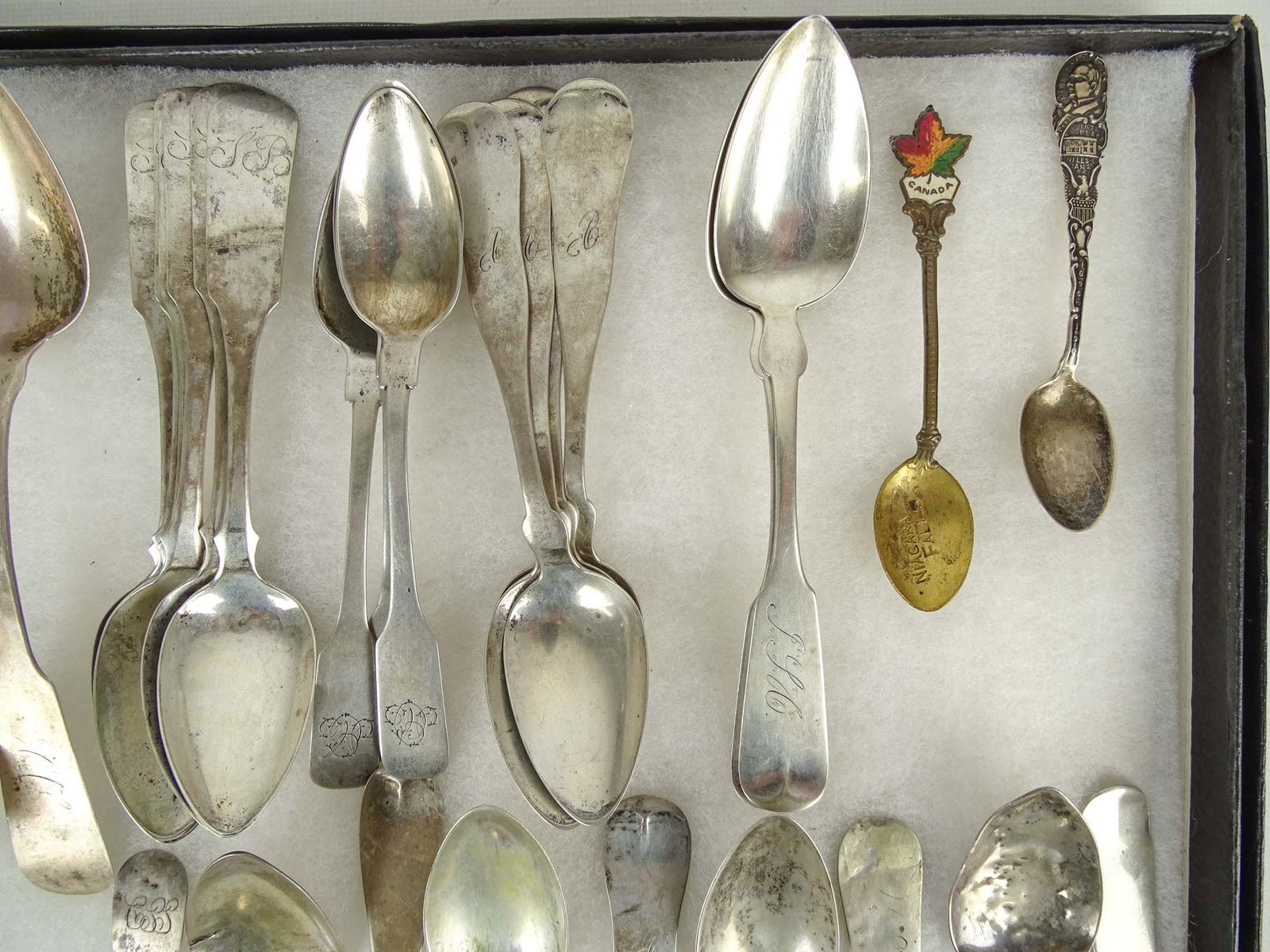 19th c. Coin silver Collection - 3