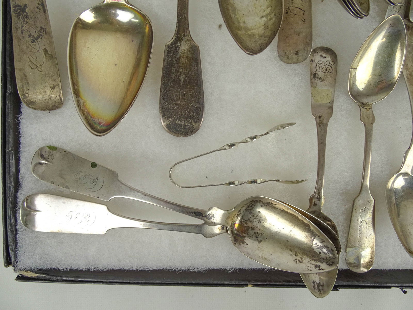 19th c. Coin silver Collection - 5