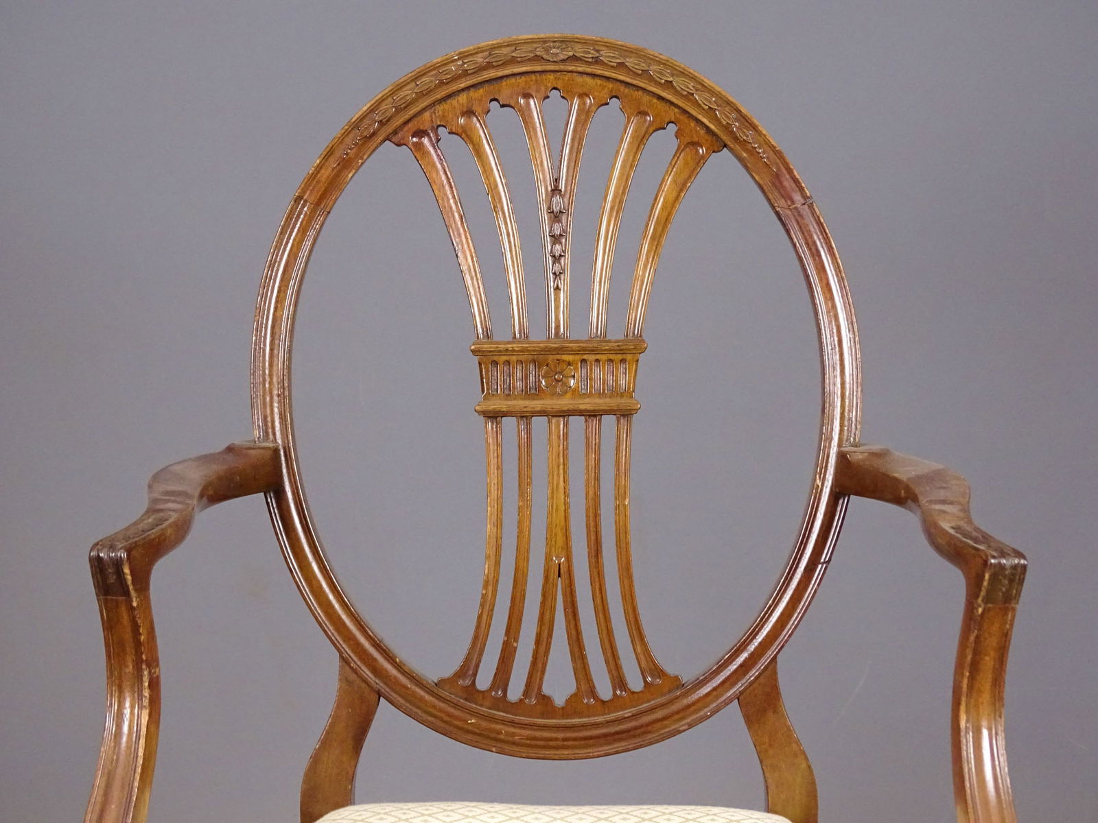 Hepplewhite Style Armchair - 5