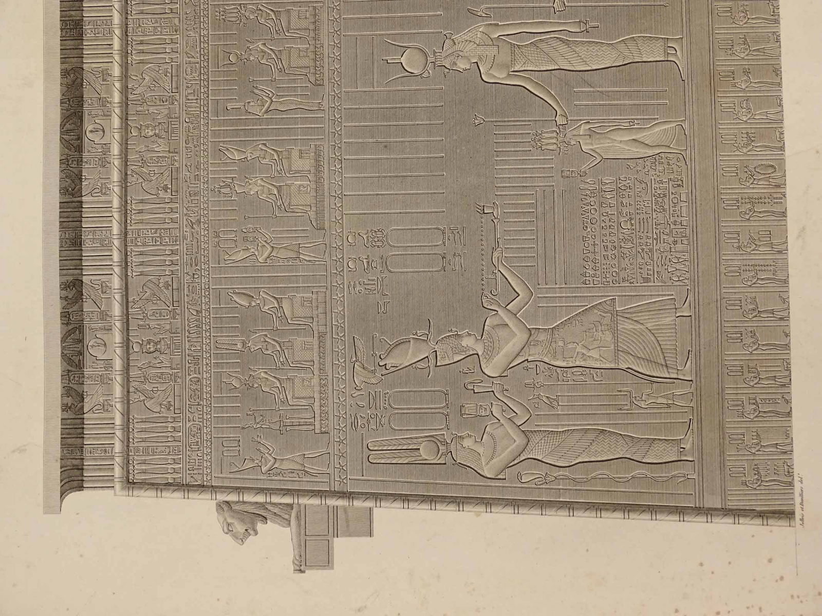 Dendera Antique Egypt Print Pair - 5