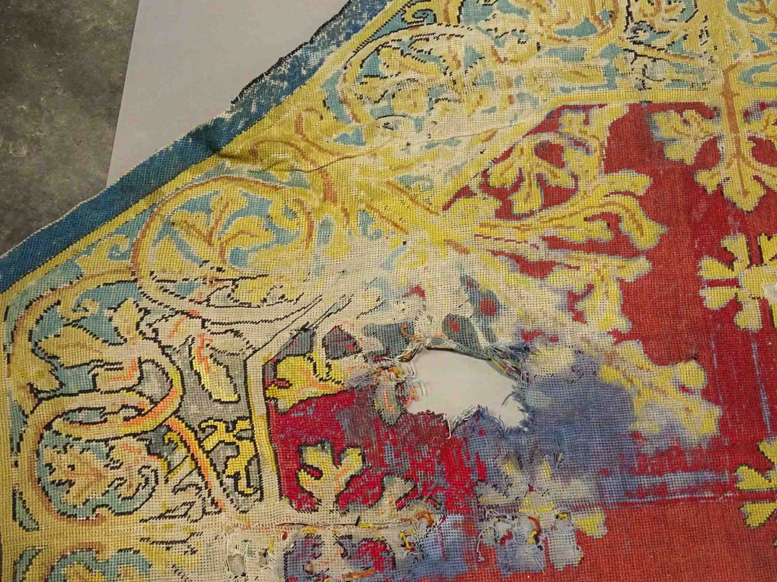 Victorian Needlepoint Rug - 6