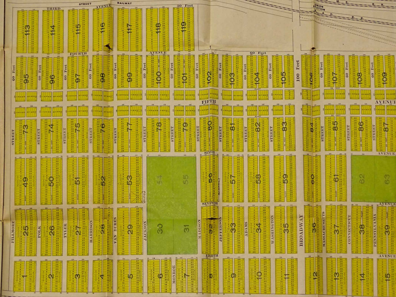 Gary Indiana Antique Map - 4